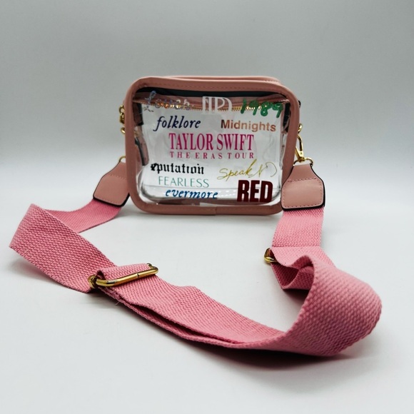 Taylor Swift Eras Tour Pink Crossbody Bag - Picture 1 of 12